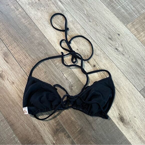 Luli Fama Black Bikini Top - Picture 3 of 5